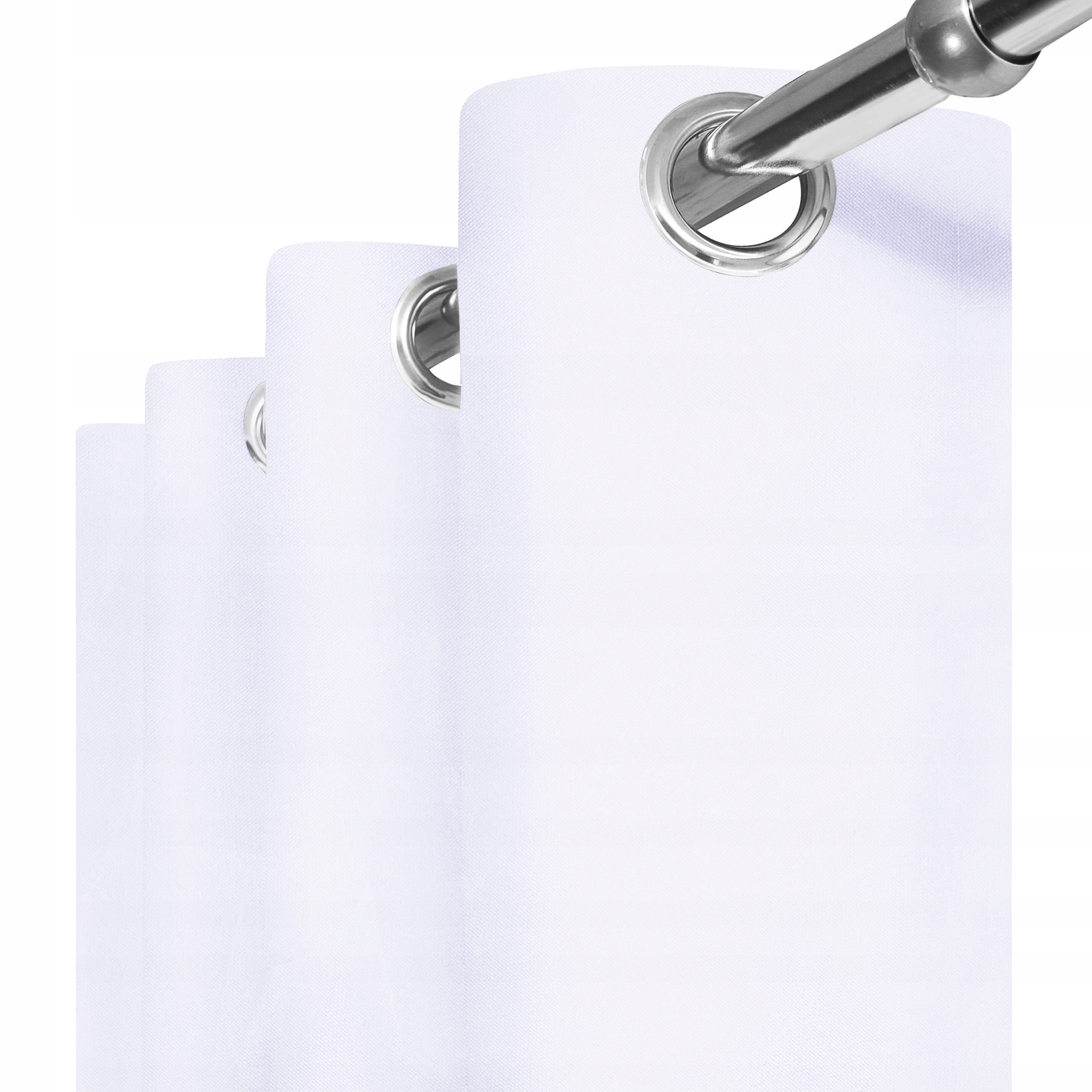 

Zasłony gotowe Heaven 140x250 Przelotki biały