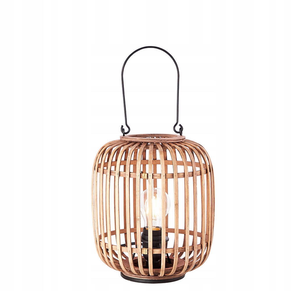 Endon Mathias Bambusová stolová lampa E27 10W svetlé drevo IP20