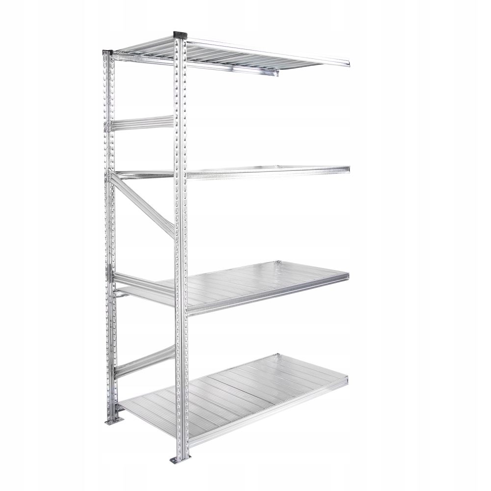 Металлический стеллаж 200X105X80 4 полки METALSISTEM