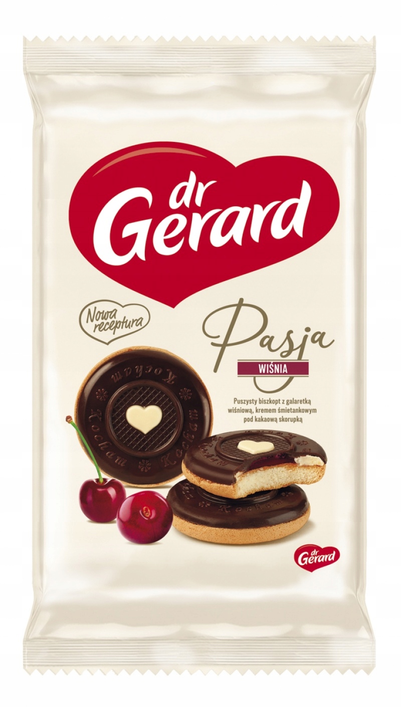 Biszkopty Dr Gerard Pasja Wiśniowa 150g 12szt
