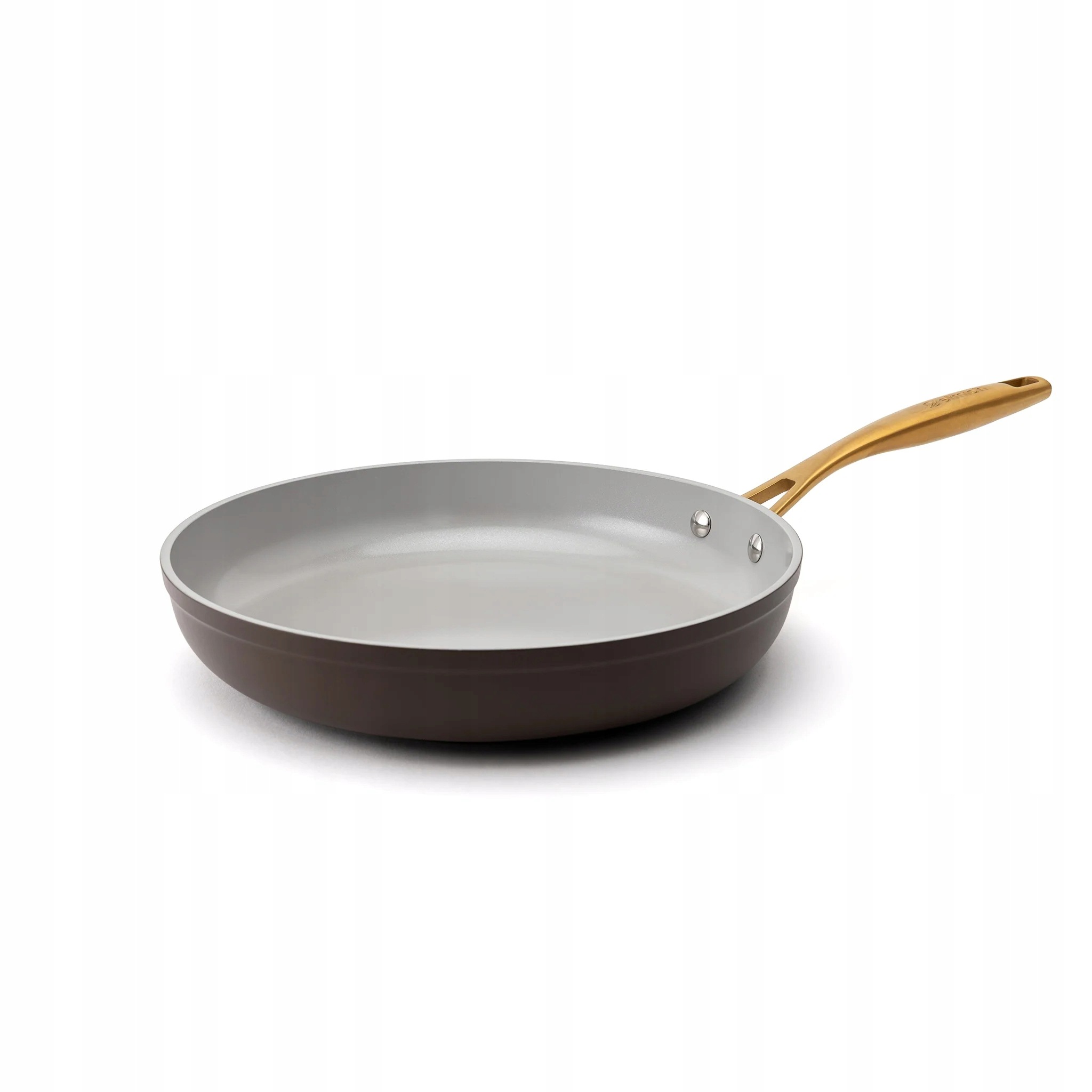 Elmich Nepřilnavá keramická pánev Zen Ø 28 cm hnědo zlatá