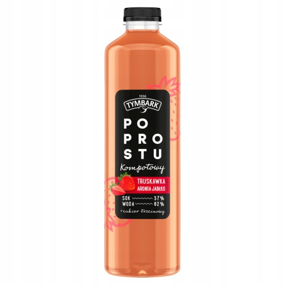 Levně Tymbark Jednoduše Kompotový nápoj jahoda aronie jablko