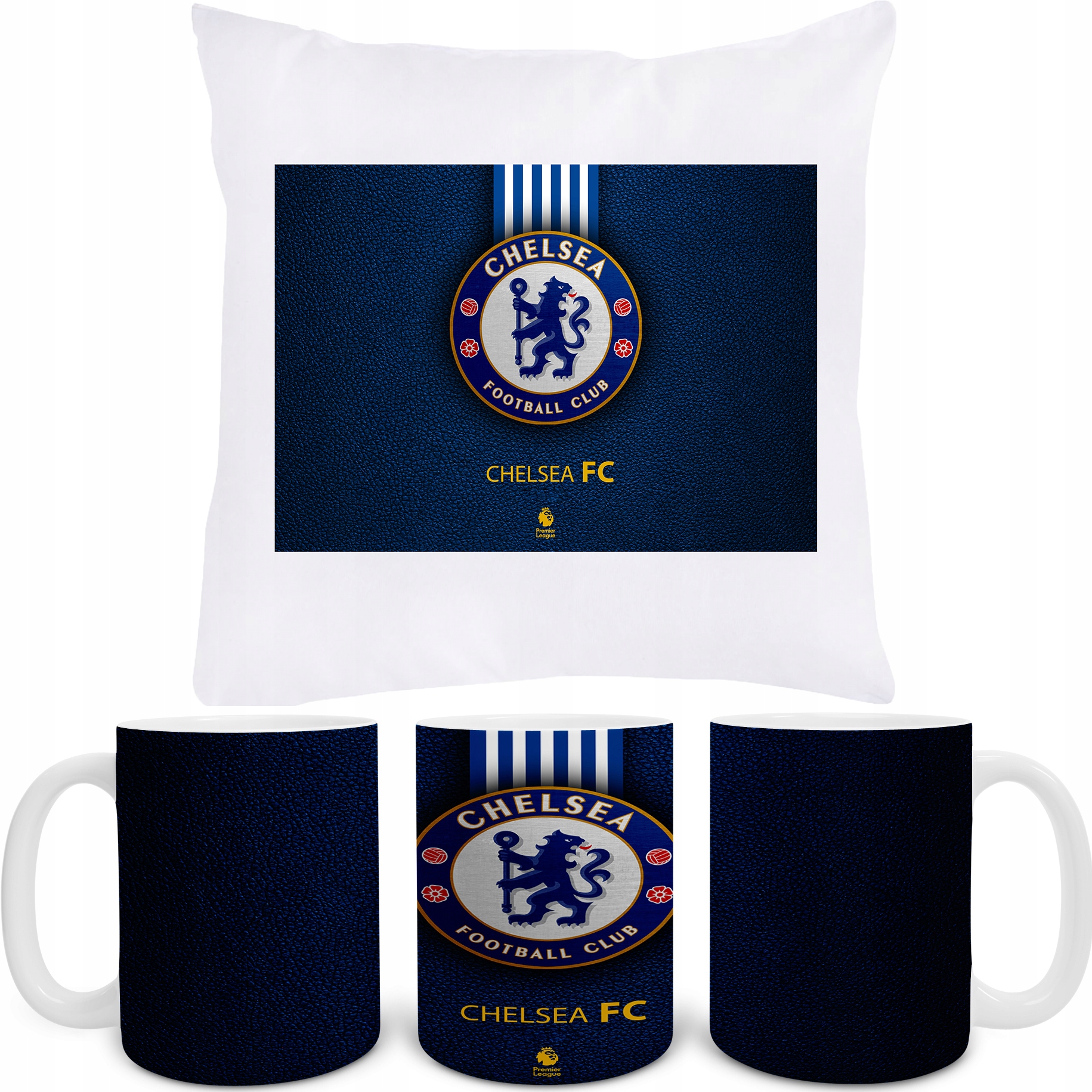 

Zestaw Kubek Poduszka Chelsea Własny Tekst