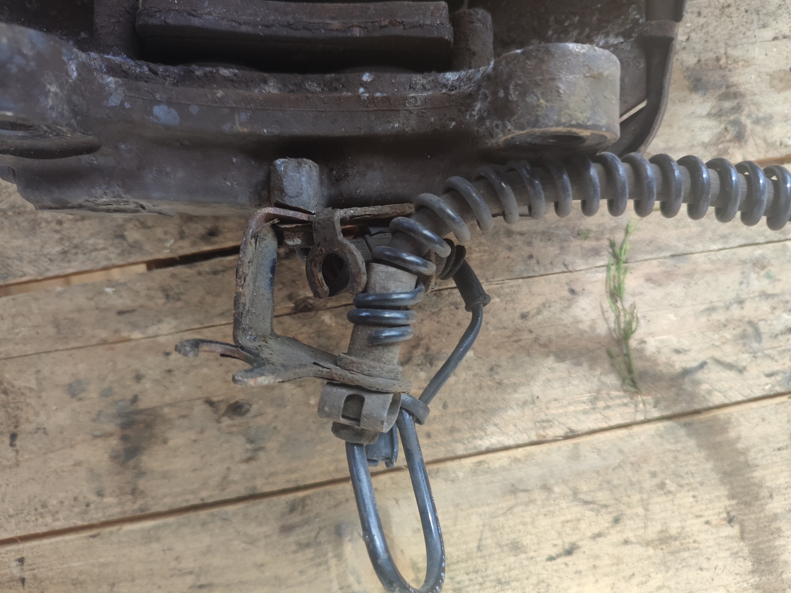 caliper brake right rear part audi q7 4l 3.0 tdi