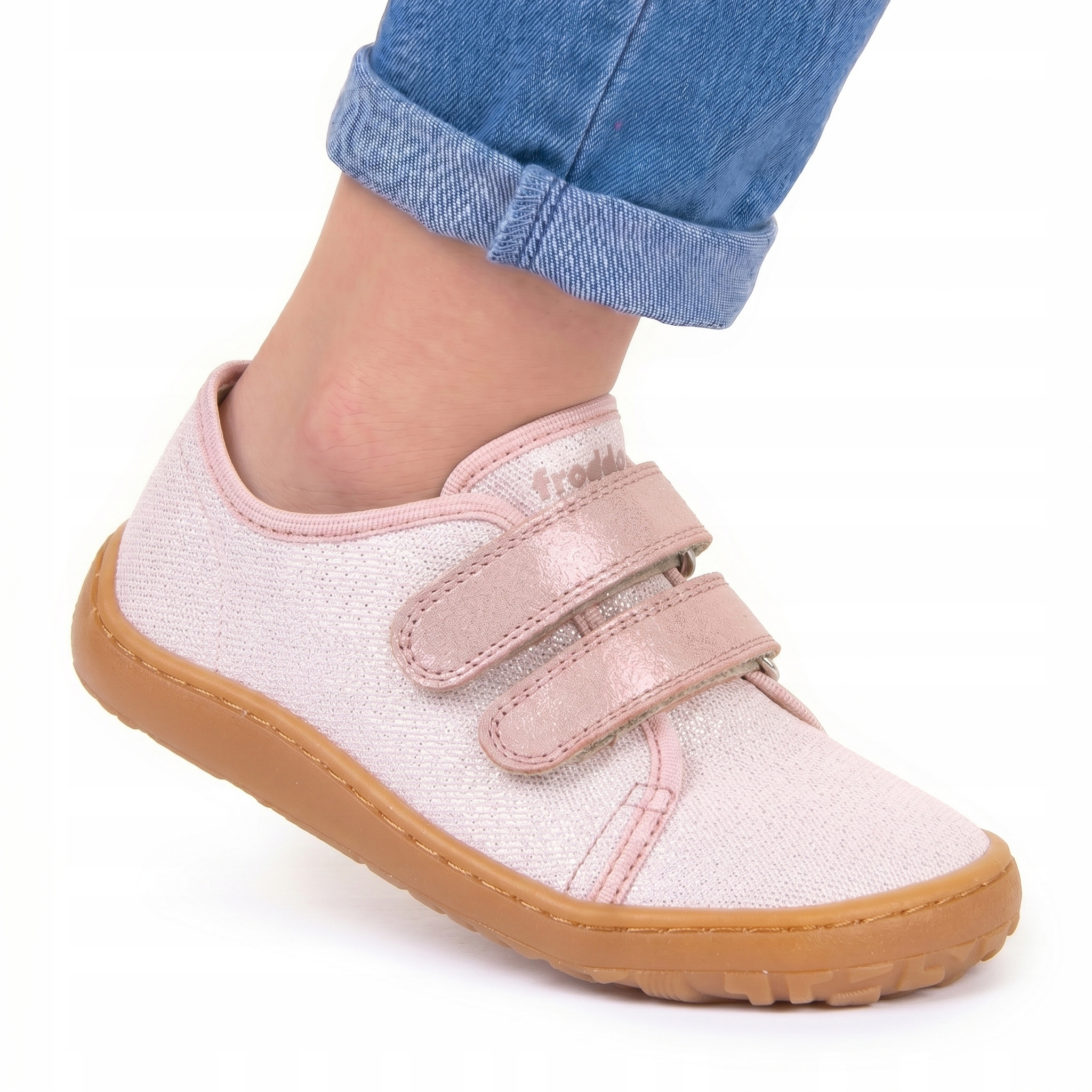 Kapcie buty Dziecięce Barefoot Froddo do Przedszkola G1700440 na rzepy 23