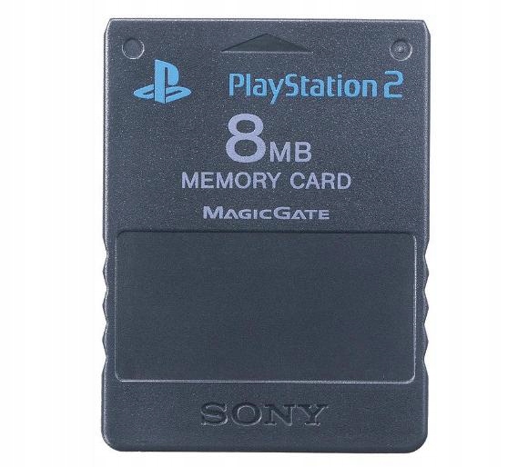 Karta pamięci Sony 8 MB czarna do PlayStation 2