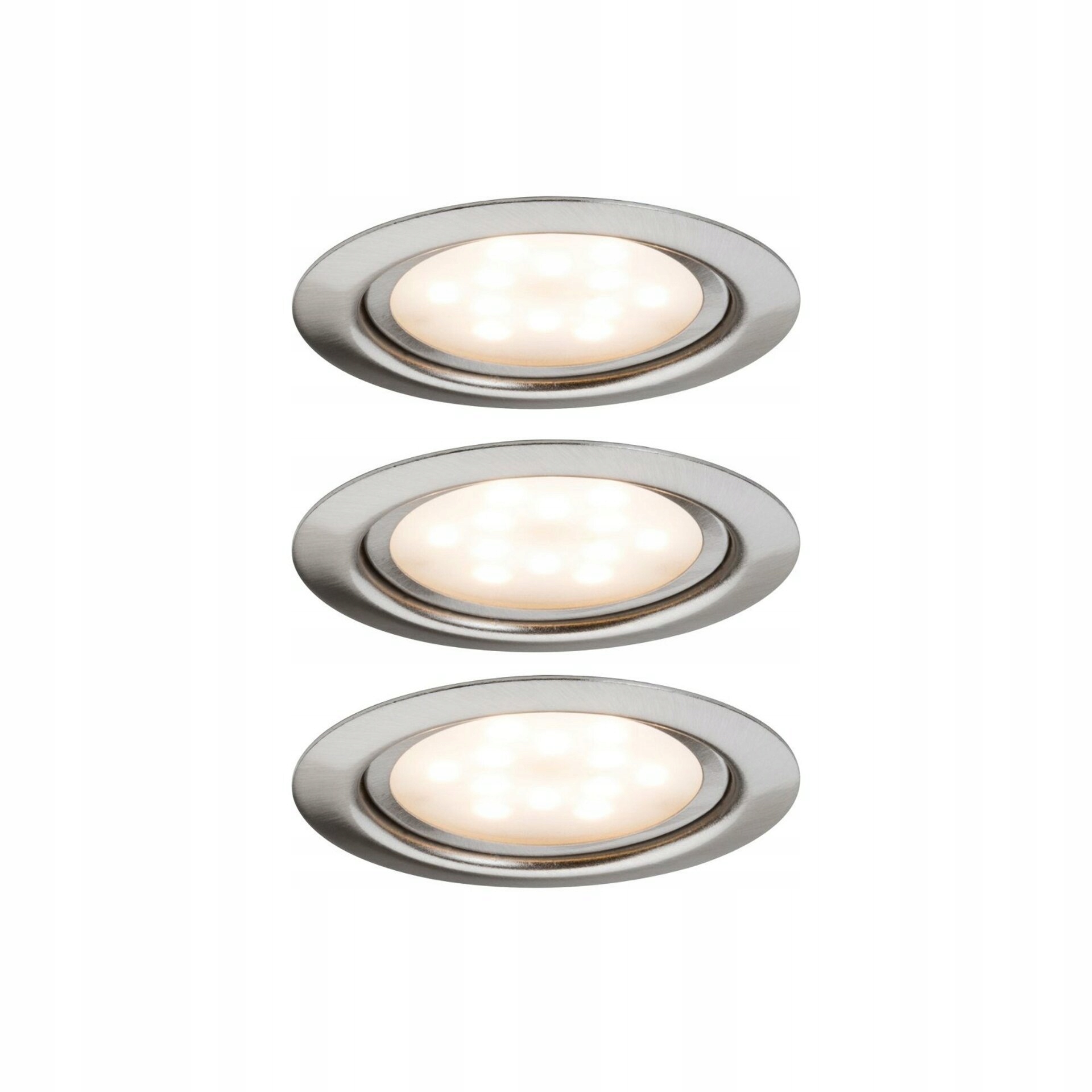 Paulmann Micro Line Led zápustné svietidlo 3x4,5W set 3ks železo 2700K