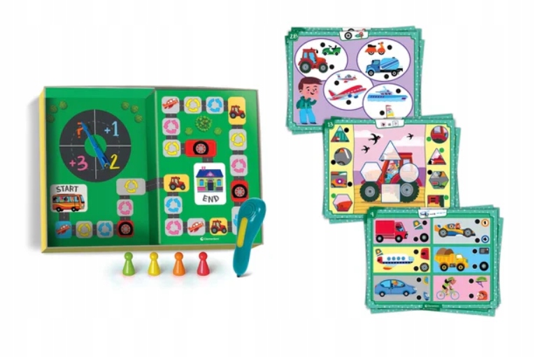 Zabawki do Nauki dla Chłopca Gra Edukacyjna Mówiące Pióro Pojazdy Zabawka