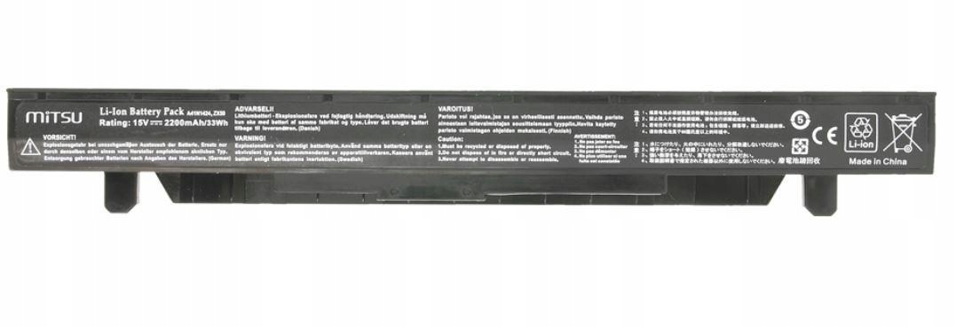 Bateria do Asus G552, G552J, G552JX 2200 mAh 33 Wh 15 Volt