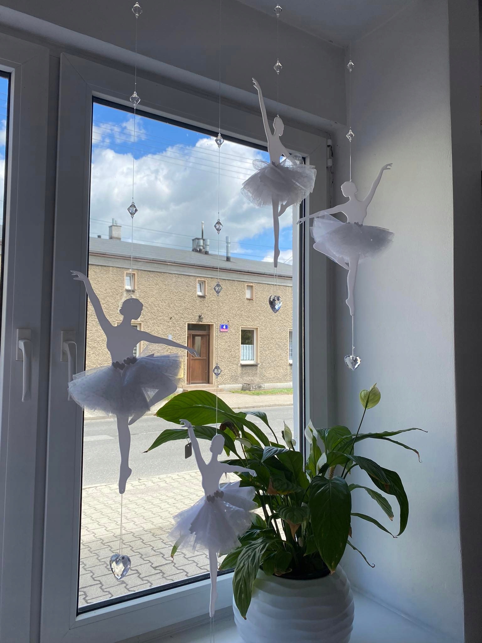 DEKORACJA OKNA BALETNICA XL DIAMENT Marka inna marka