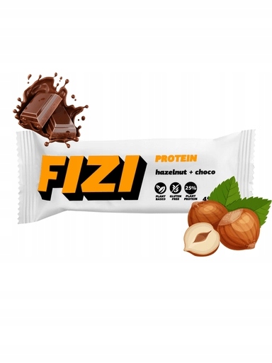 Levně 5 x Fizi proteinová tyčinka čokoláda lískové ořechy Bez Cukru 45 g