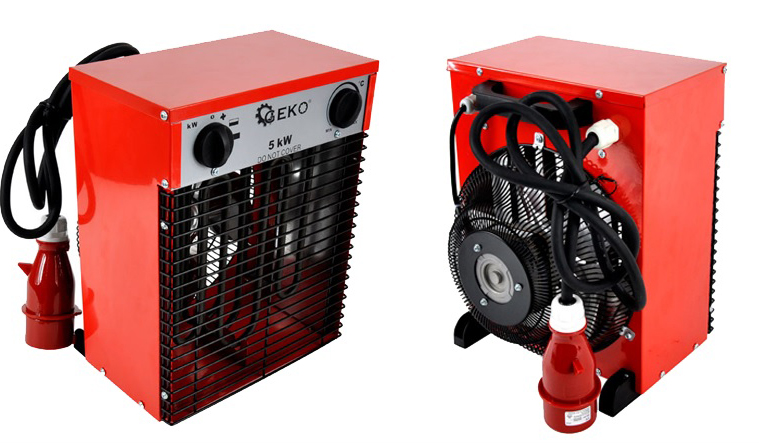 Електричний нагрівач 5KW нагрівач повітродувка 400V