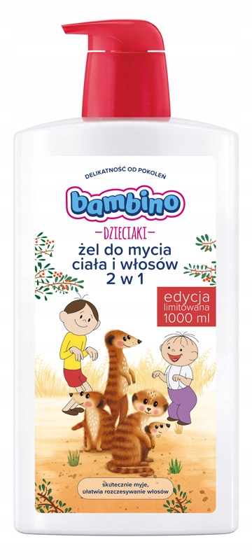 

Bambino Dzieciaki Żel do kąpieli dla dzieci 1000ml