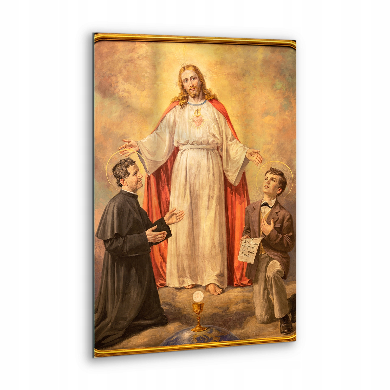 Skleněný obraz Náboženský Ježíš svatými
