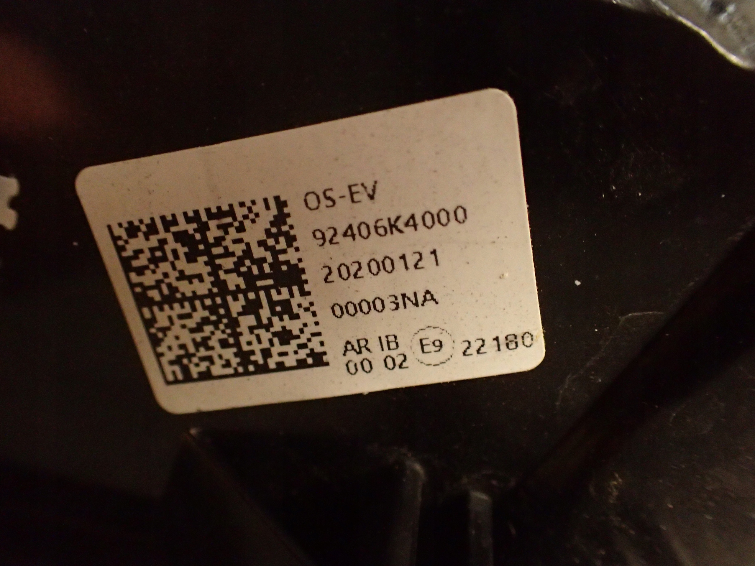 LIGHT REAR PART RIGHT HYUNDAI KONA ELECTRIC