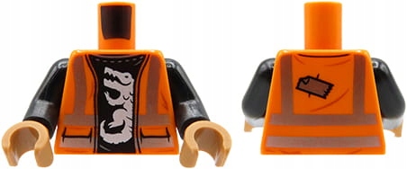 

Lego tors figurki robotnik kamizelka, rękawiczki