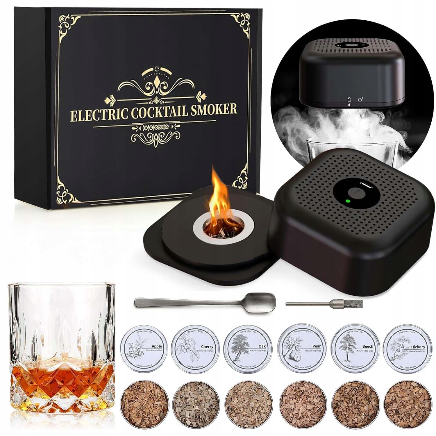 Elektrická Sada Na Uzení Whisky Drinků Smoker Dárek Pro Chlapa