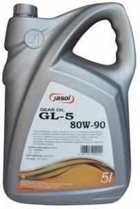 

Jasol Gear Oil GL-5 80W90 olej przekladniowy 5 L