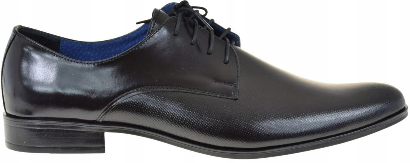 Elegantní pánské módní polobotky k obleku černé Zadora 560 R43