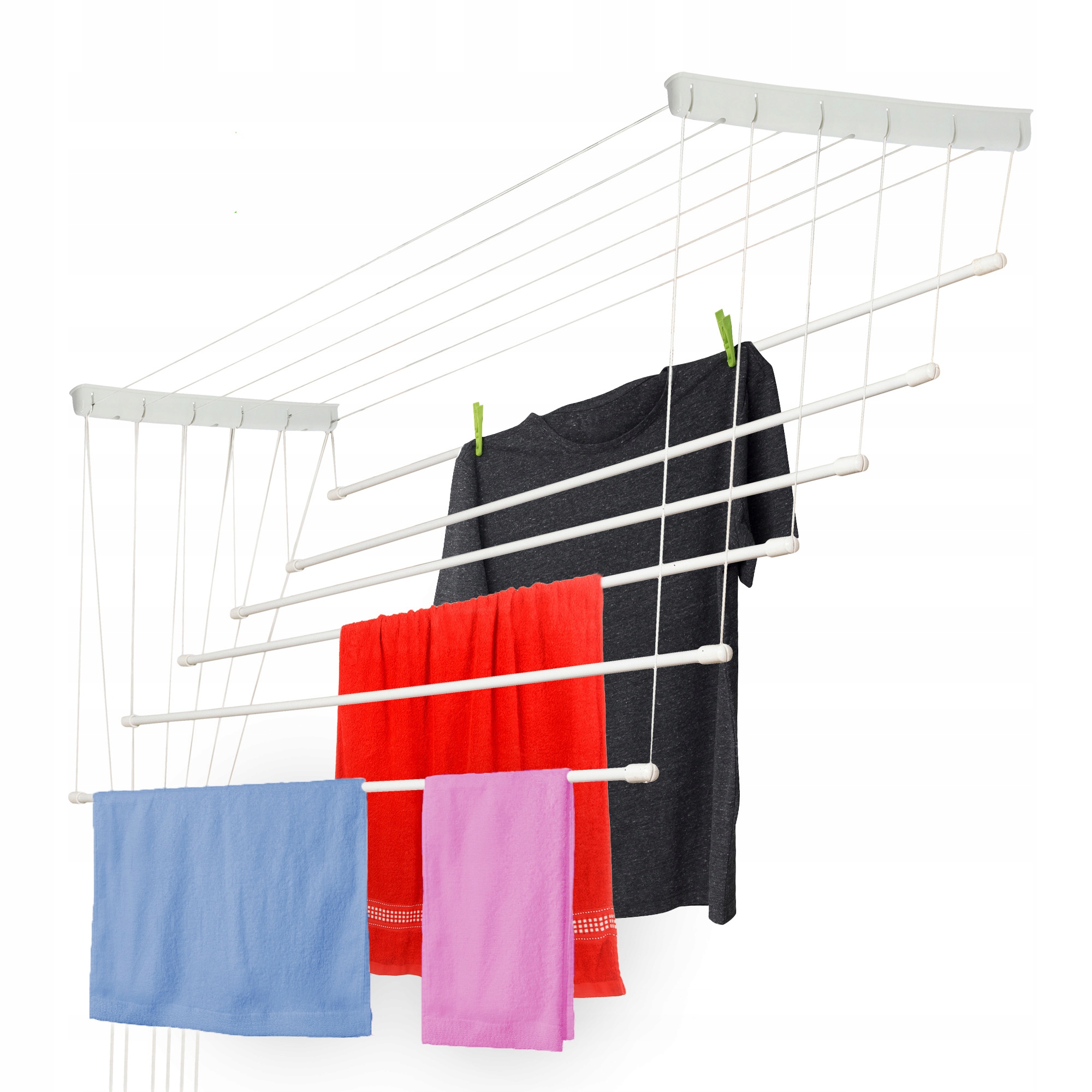 Levně Sušák Na Prádlo Stropní 6 Tyčí 150 cm