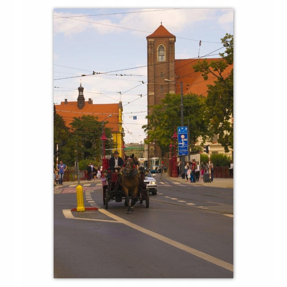 

Plakat 62x93 Wrocław bryczka