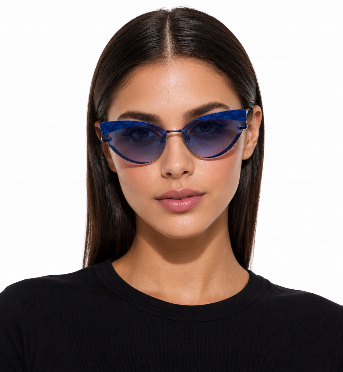 adidas Sluneční brýle modré cat eye gradient UVdamské
