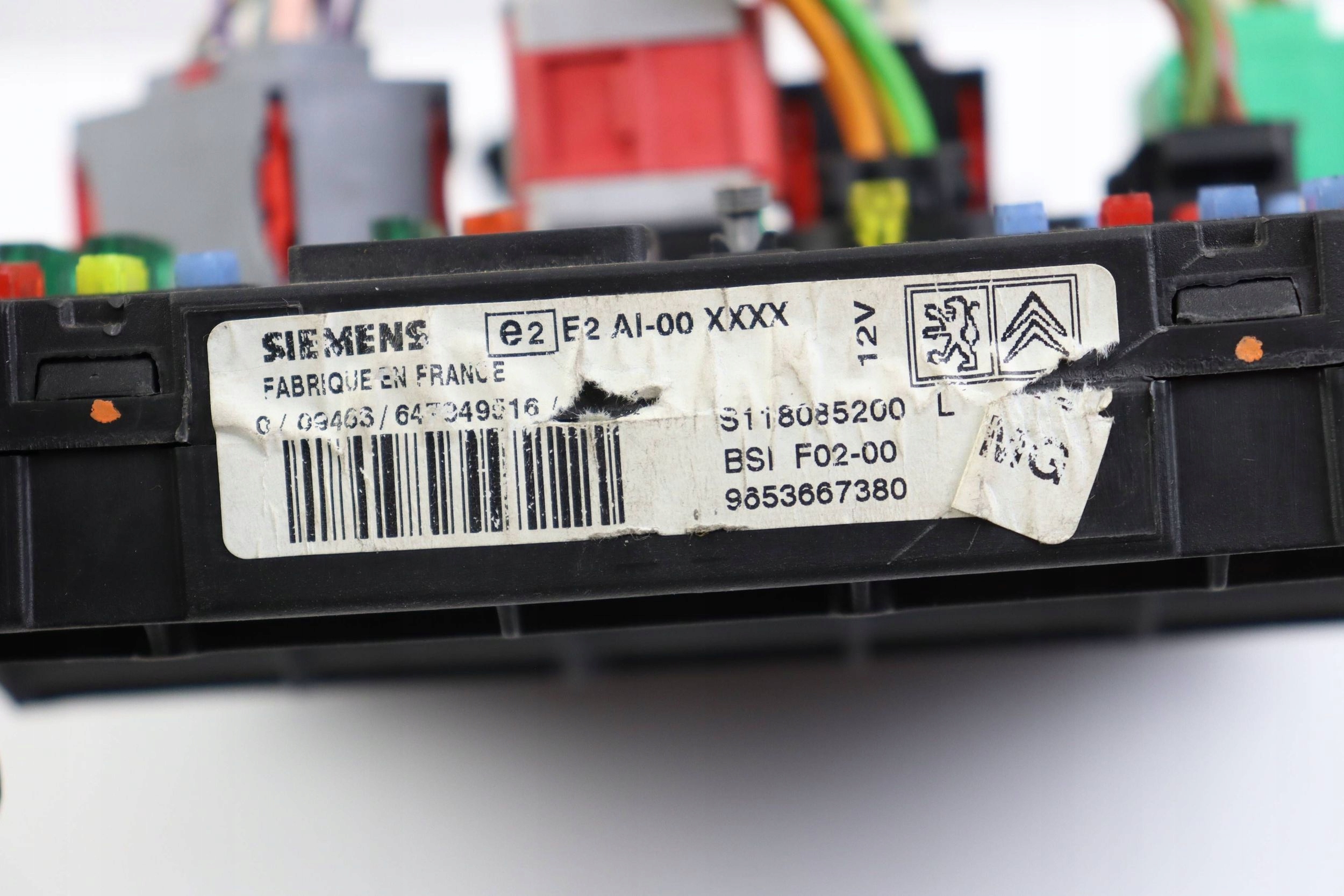 CITROEN PEUGEOT module compartment control unit BSI 9653667380 S118085200L