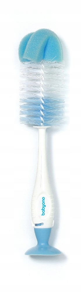 BabyOno Szczotka do butelek i smoczków z przyssawk