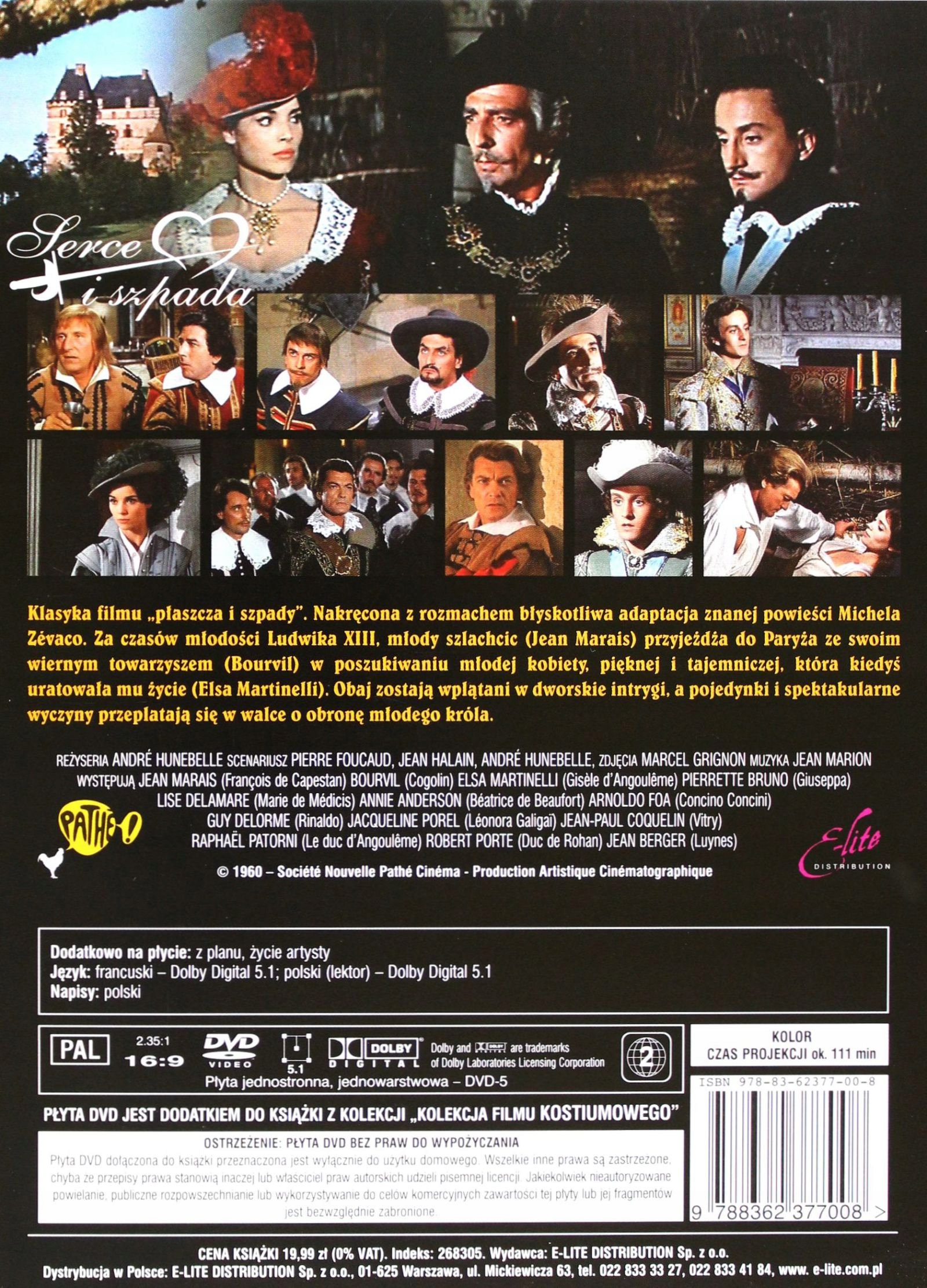 Człowiek W Żelaznej Masce Garbus i inne Box 4DVD