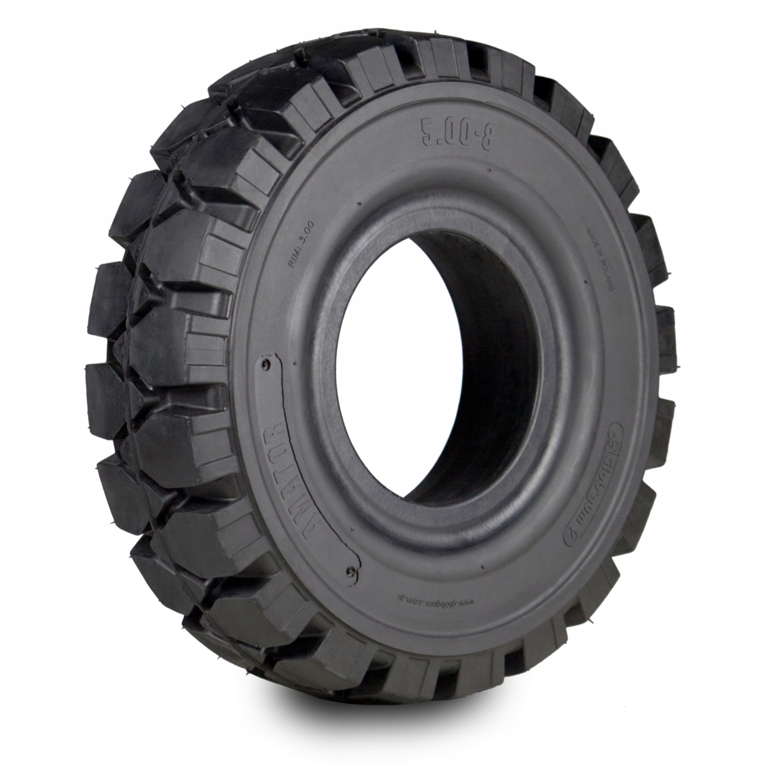5.00-8 Шина полный гибкий вилочный погрузчик быстрый