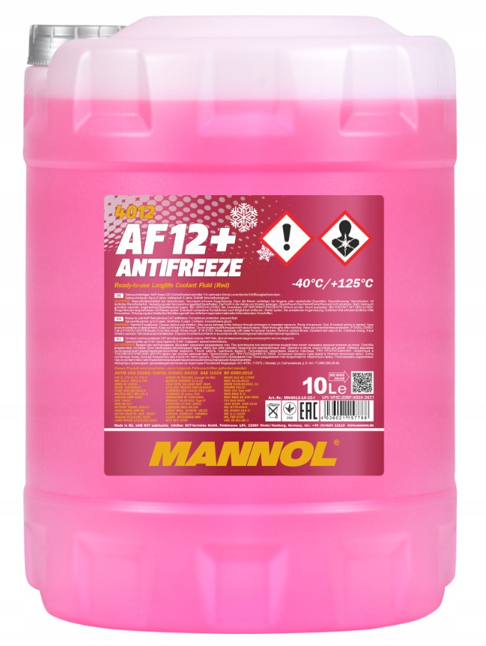 

Mannol 4012 Płyn Do Chłodnic AF12+ -40°C 10L