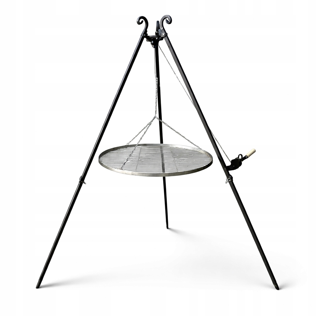 Grill trójnóg NiKMET 200 cm Ruszt nierdzewny 80 cm Nowy
