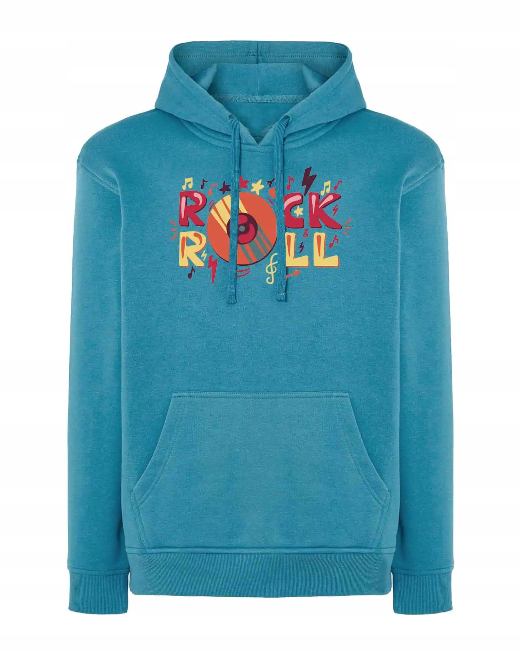 Mikina s kapucí Rock and Roll Deska Modrá XL