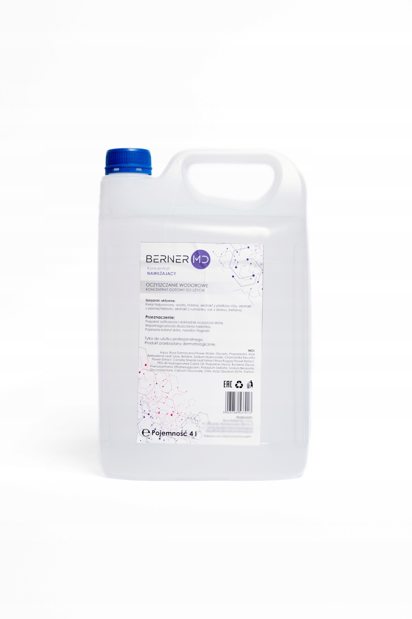 Płyn do oczyszczania wodorowego Nawilżający 4 l