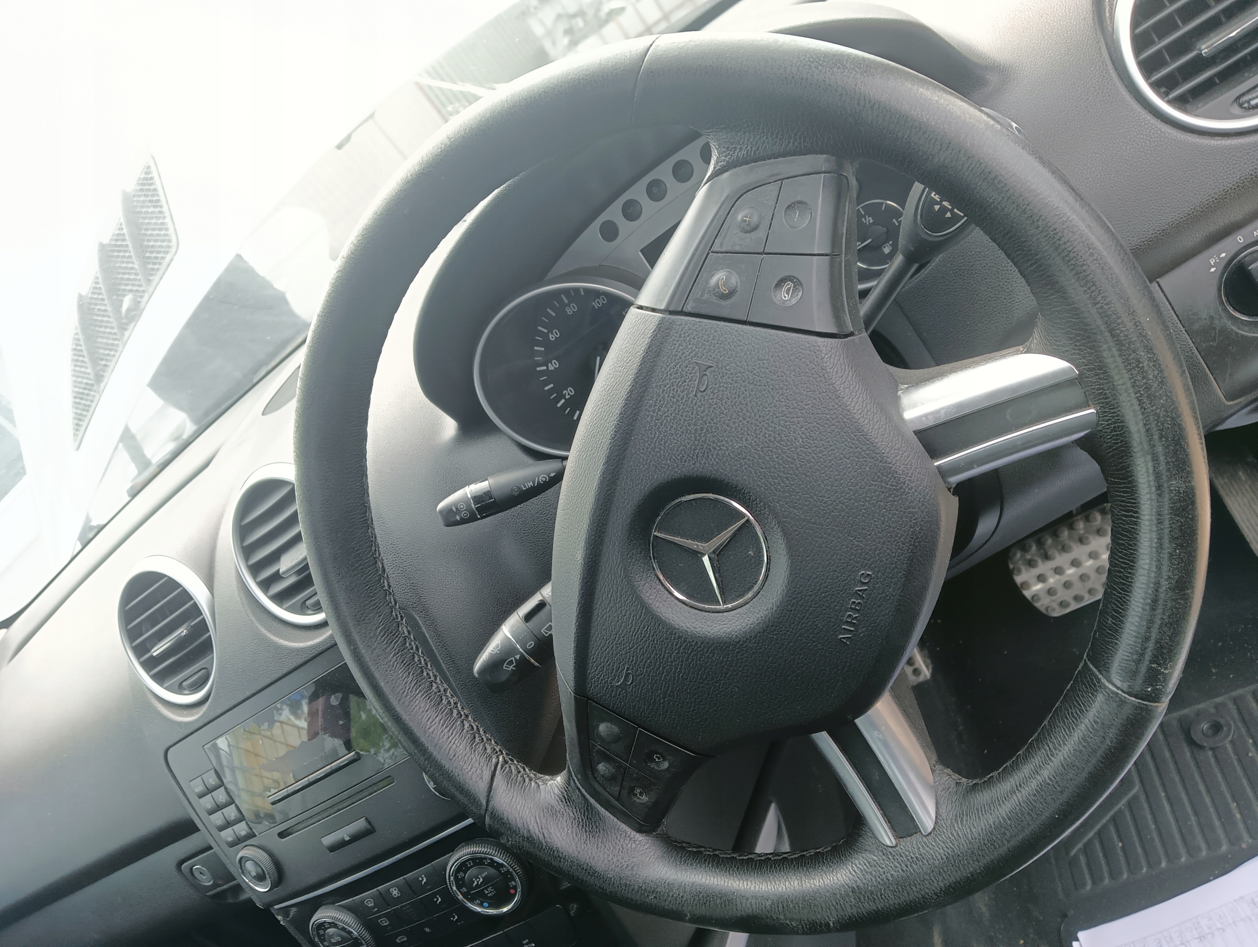 KIEROWNICA + AIRBAG MERCEDES W164 ML LIFT W251 X164 GL LIFT ŁOPATKI