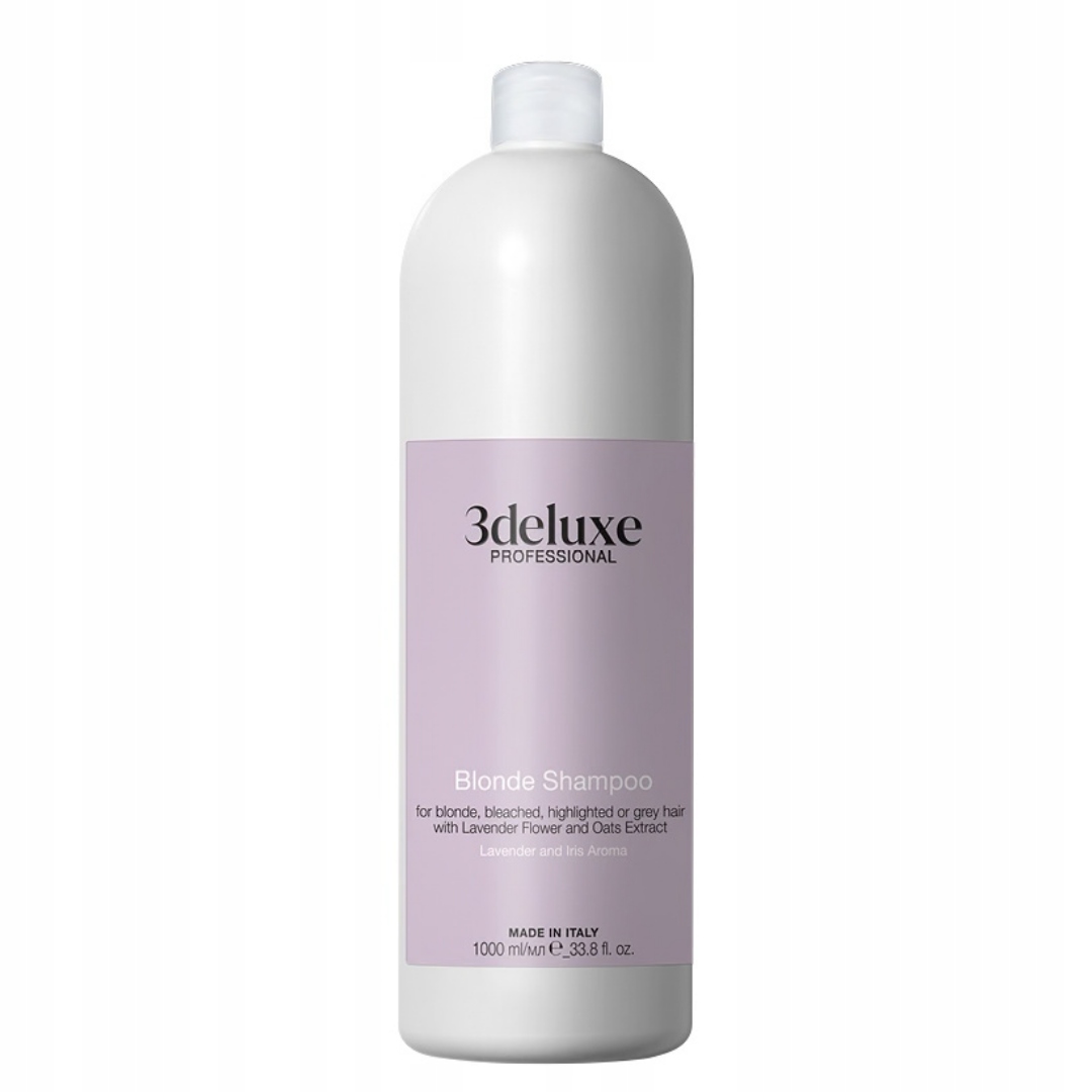 Szampon do włosów blond i siwych 3deluxe Professional Blonde