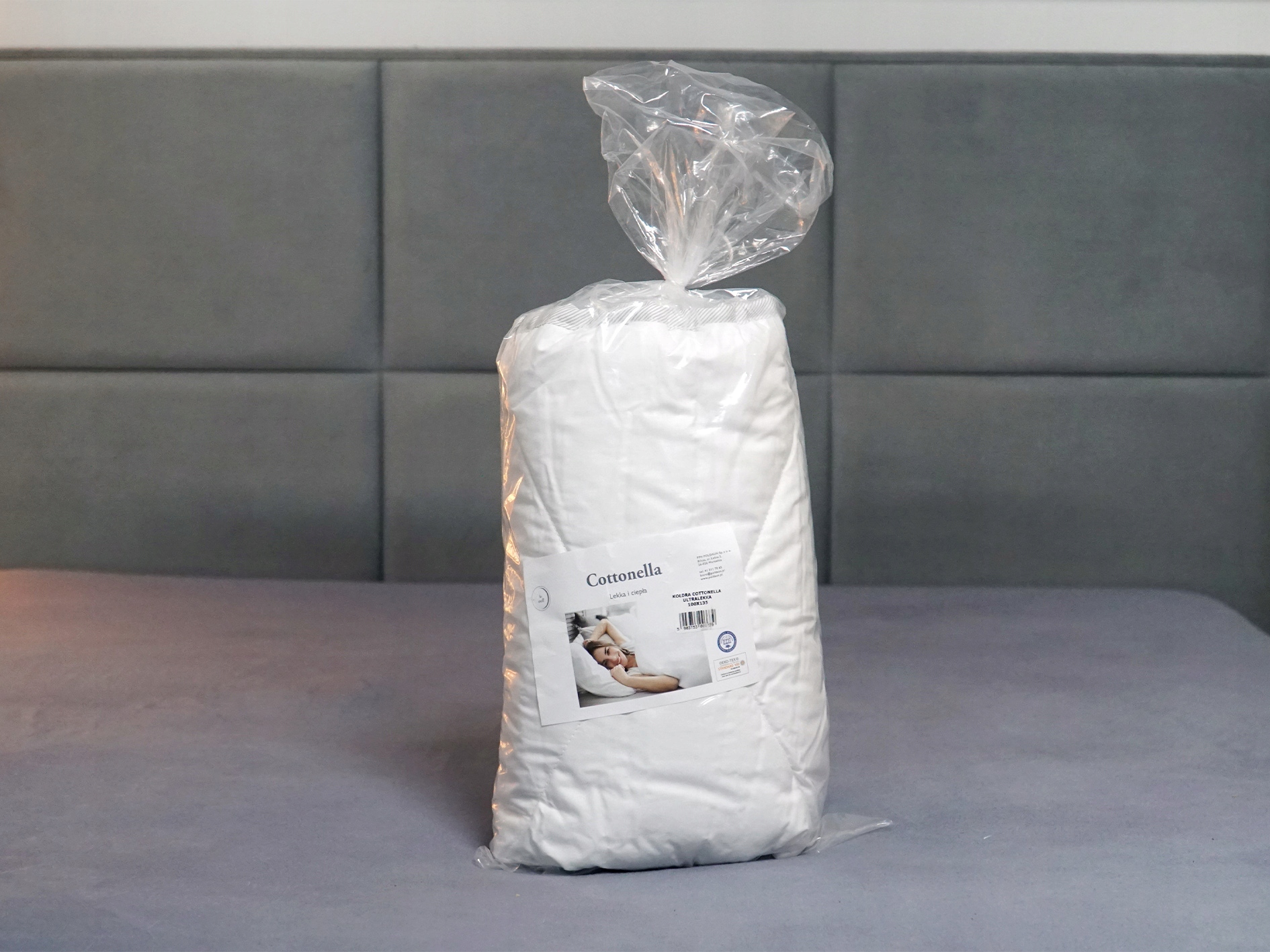 Kołdra 100x135 cm letnia 100% bawełna Cottonella Długość 135 cm