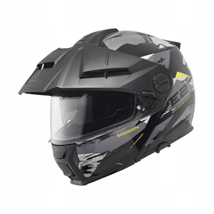 Schuberth E2 Trail Yellow Motocyklová Prilba S Čeľusťou L