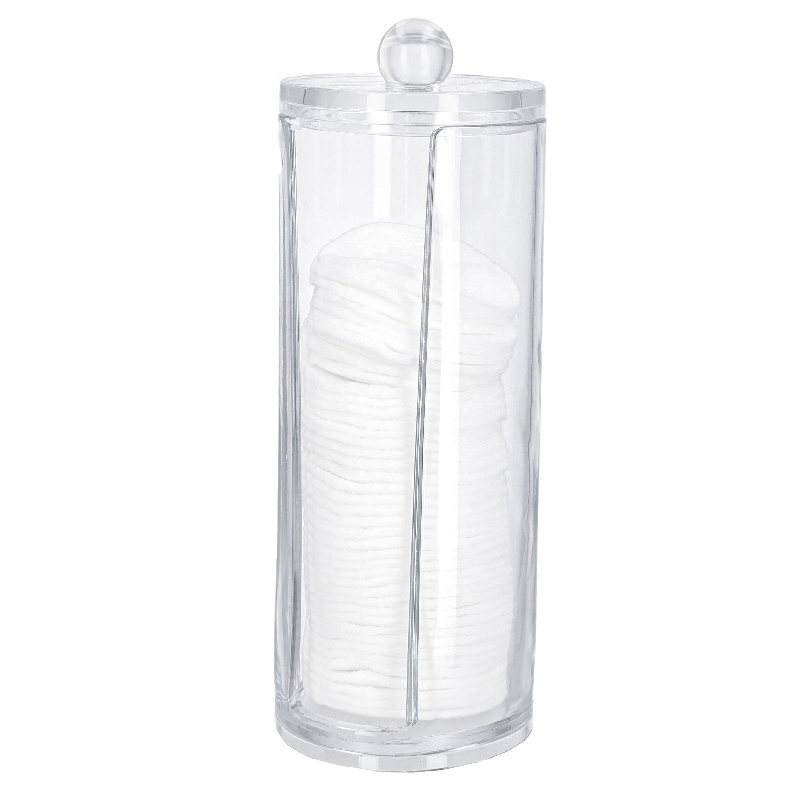 Pojemnik na waciki organizer na płatki kosmetyczne przezroczysty 19,5x7 cm EAN (GTIN) 5903822758171