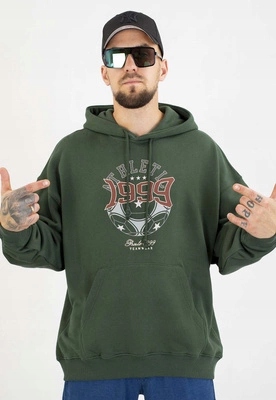 Mikina Prosto S kapucí Athletic khaki