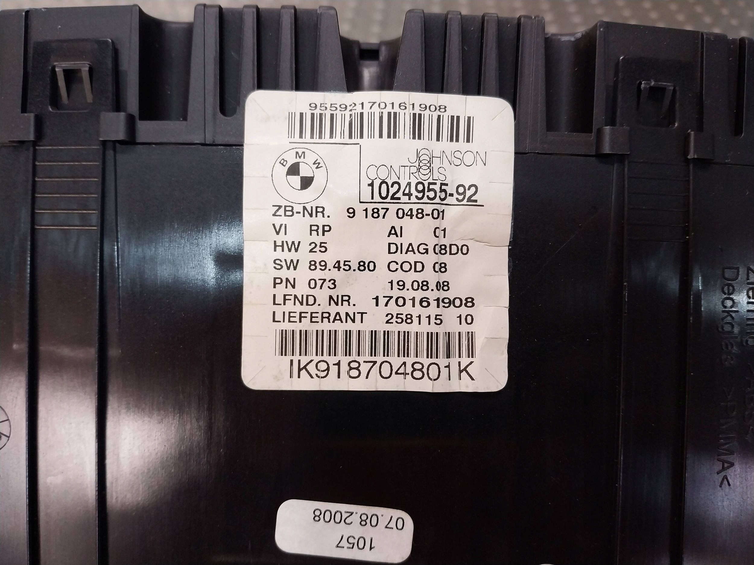 budíky budiky 9187048 BMW E81 E82 E87 EUROPA originál