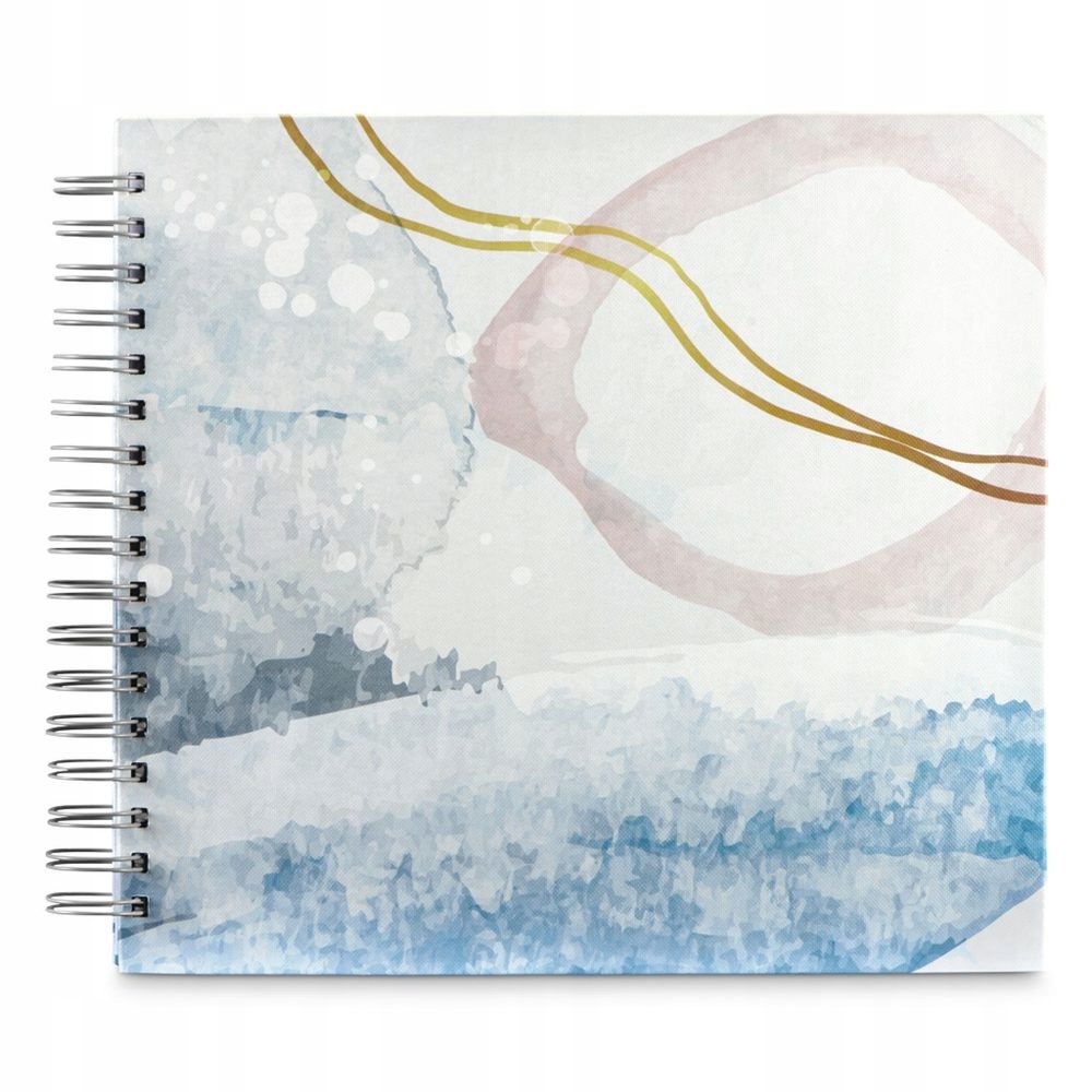 Hama album klasyczny spiralny WATERCOLOR 28x24 cm, 50 stron, niebieski