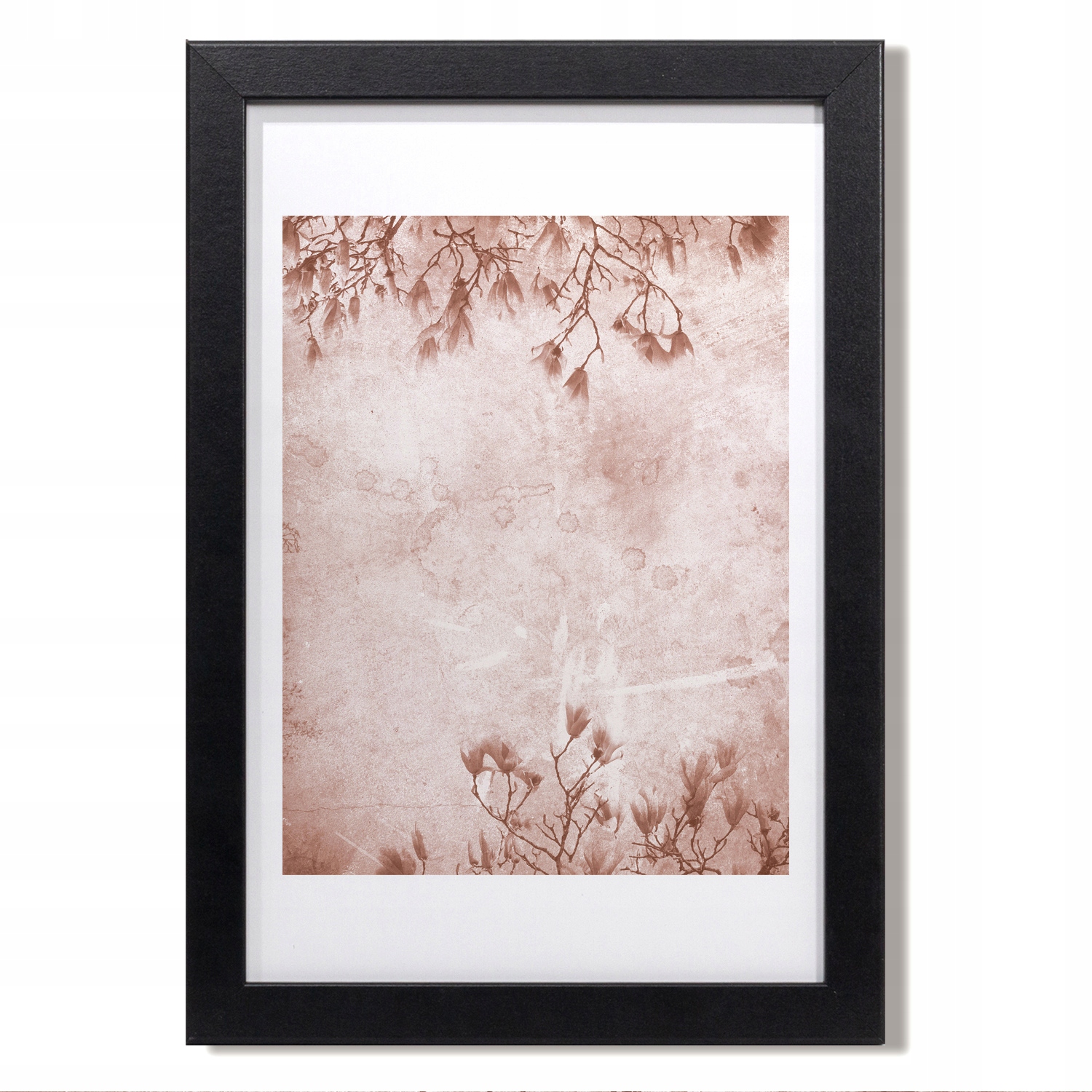 Nástěnný obraz Mdf rám Magnolie vintage 20x30 cm