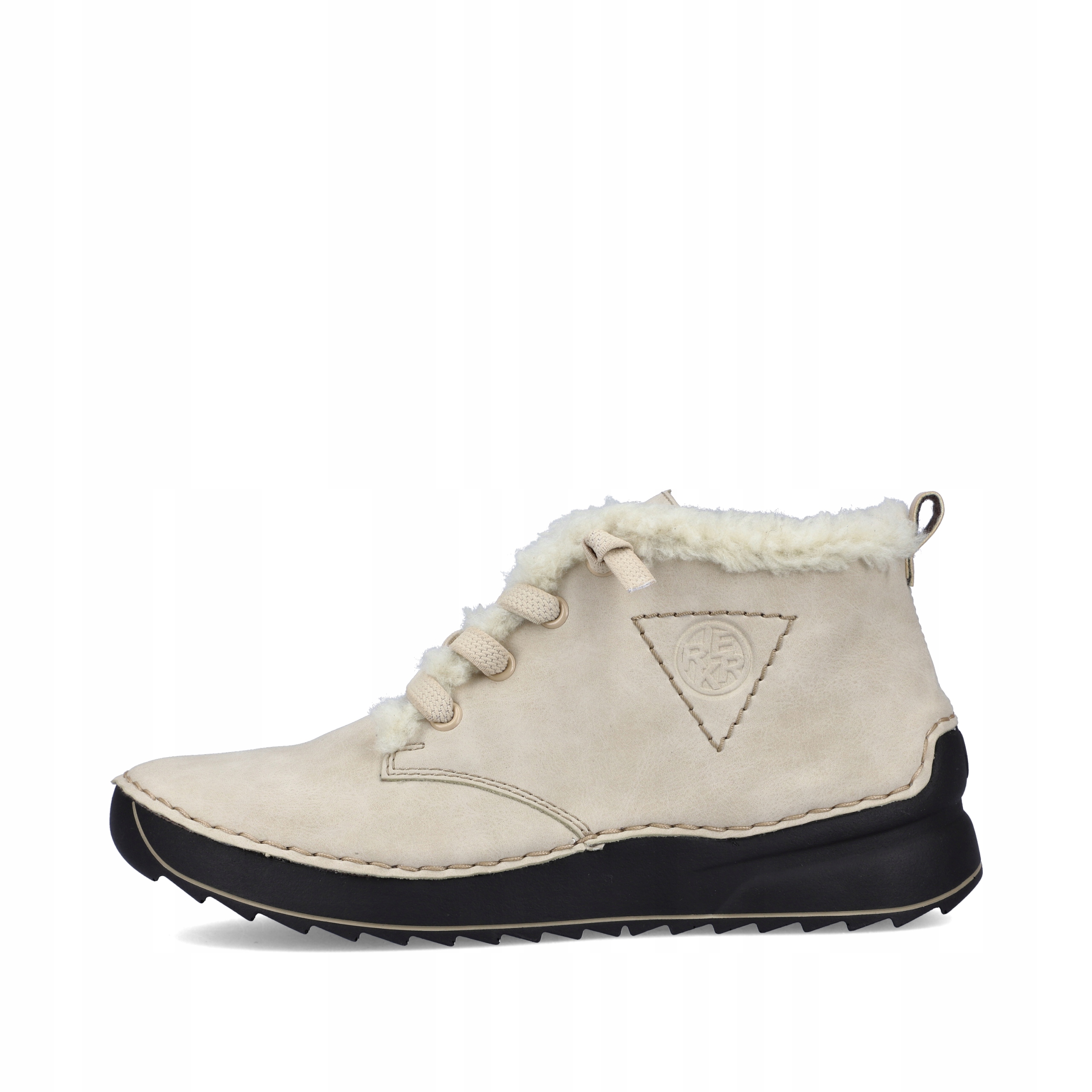 RIEKER beżowe buty, botki, trzewiki damskie 51557 Marka Rieker