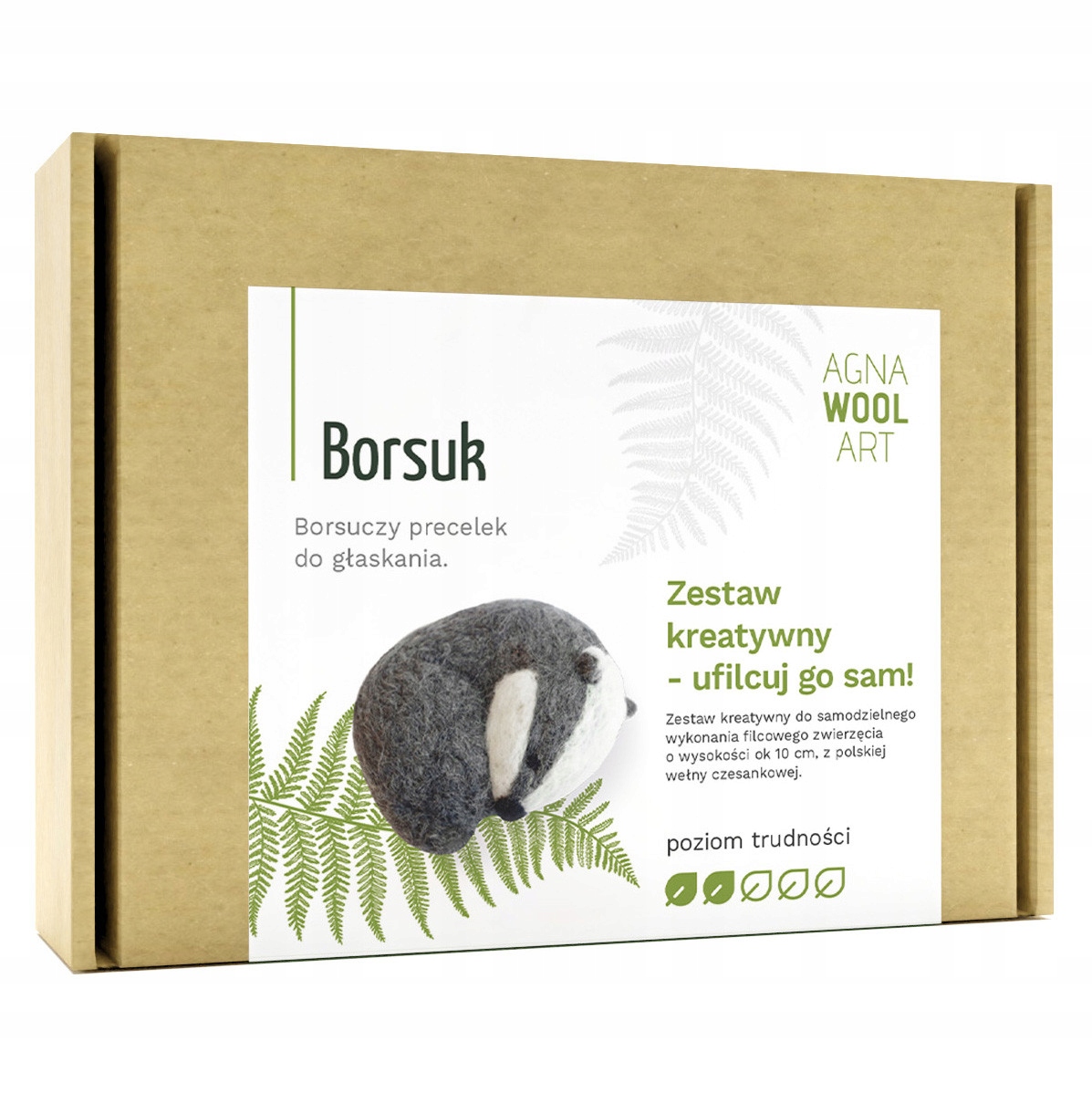 Kreativní sada na plstění AgnaWoolArt Jezevec