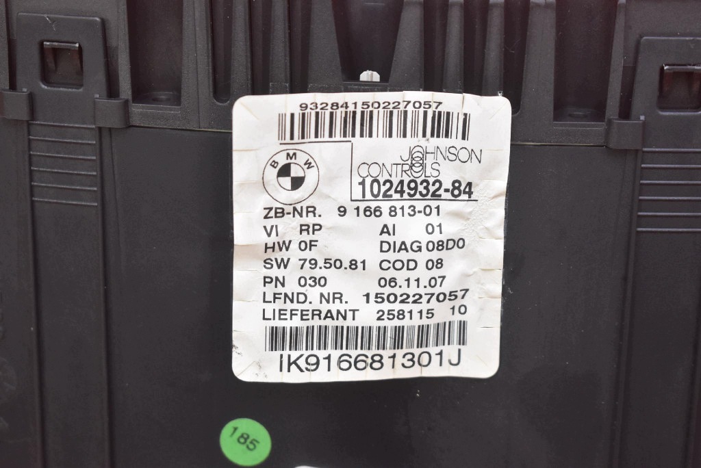 dials dials EU 9166813-01 BMW E87 1.6i 122 KM LIFT 07-12