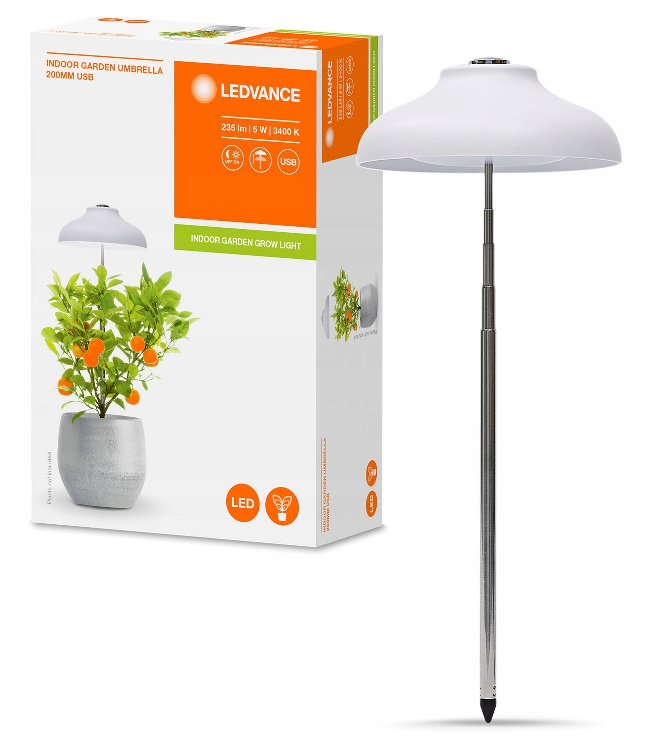 

Lampa Do Wzrostu Upraw Roślin Led Usb Ledvance