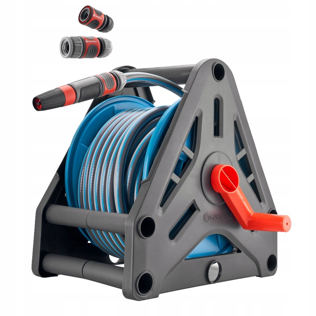 Gardena wąż ogrodowy na zwijaczu 20m akcesoria