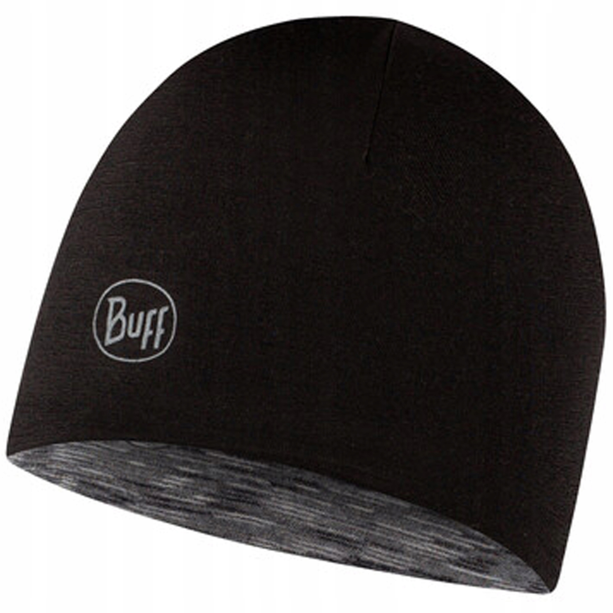 Čepice Buff Merino Lightweight Beanie Black-Graphite