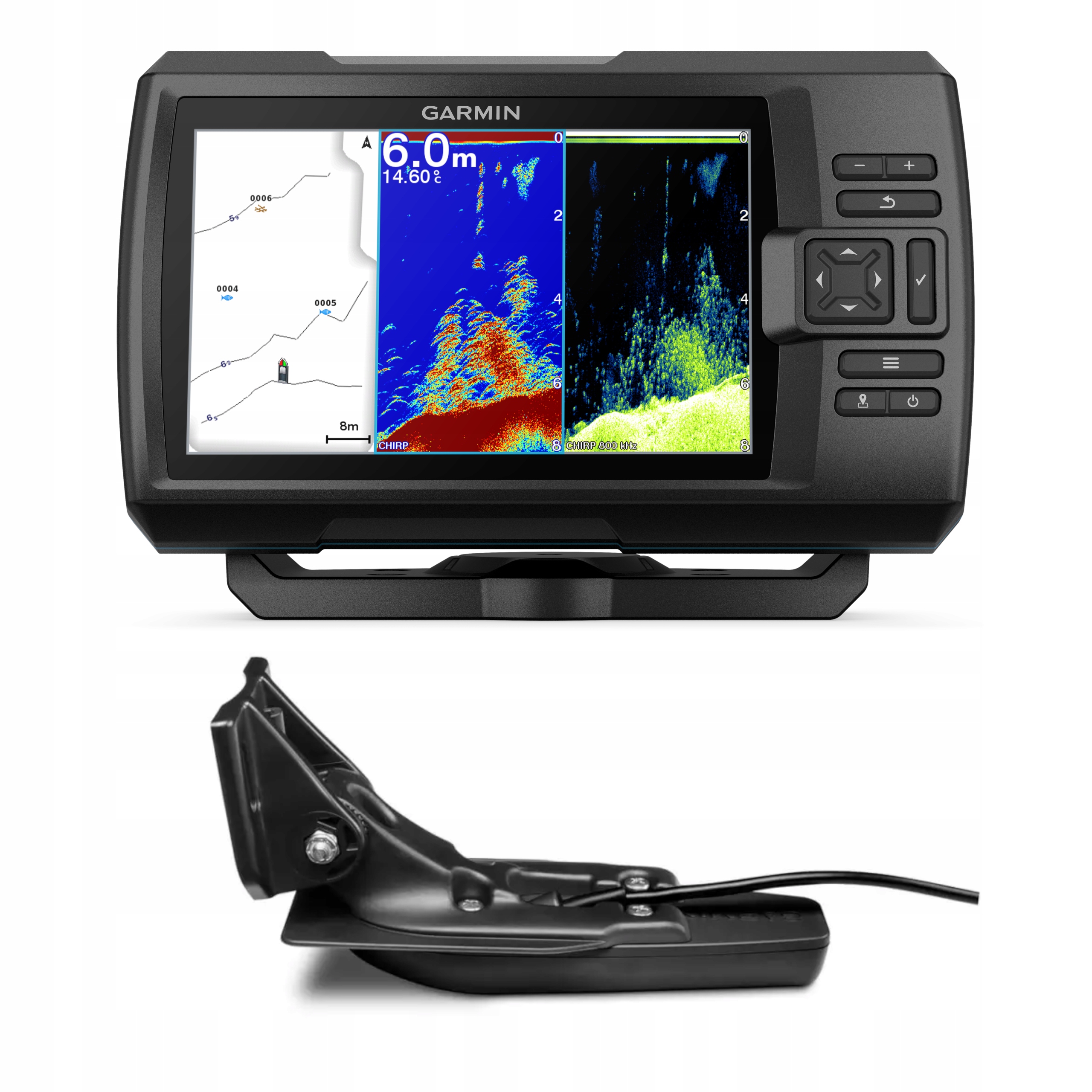 Garmin Striker Vivid 7cv z GT20-TM Echosonda Gps